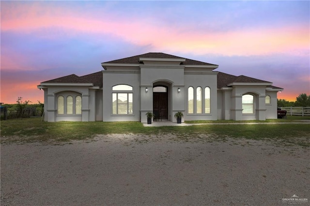 22303 Uresti Rd, Edinburg, TX 78542 - mediterranean / spanish-style home with stucco siding and roof with shingles