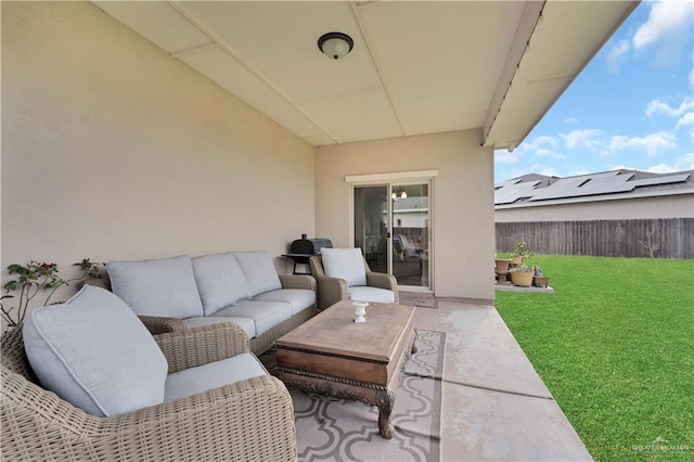 4816 Ensenada Ave, Mcallen, TX 78504 - view of patio / terrace with outdoor lounge area