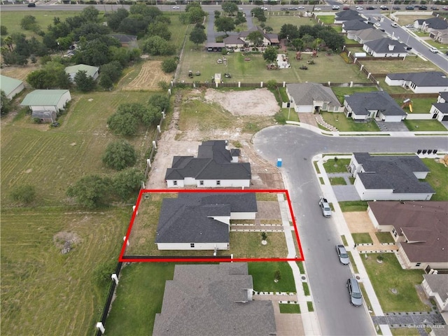3007 S Livingston St, Edinburg, TX 78542 - view of property location featuring property parcel outlined and nearby suburban area