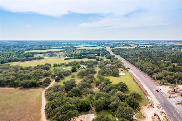 view of aerial view