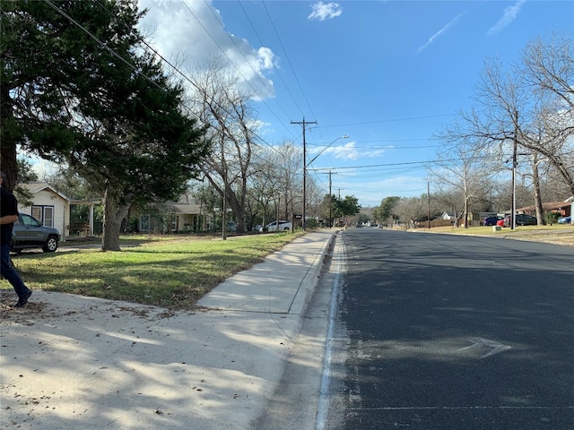 view of road