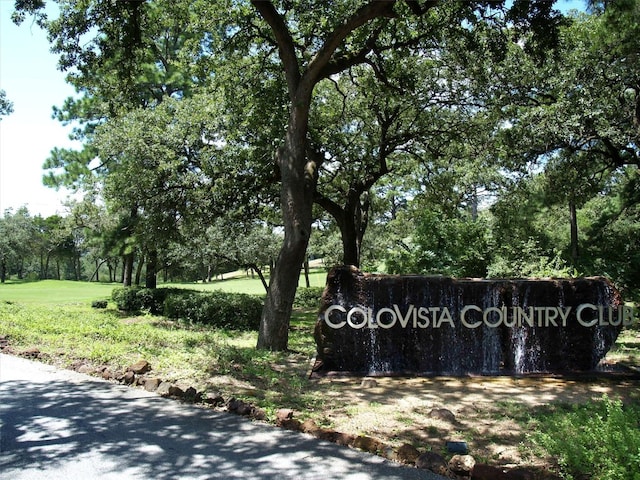 539 Colovista Pkwy Unit C101, Bastrop, TX 78602 - community / neighborhood sign with view of wooded area