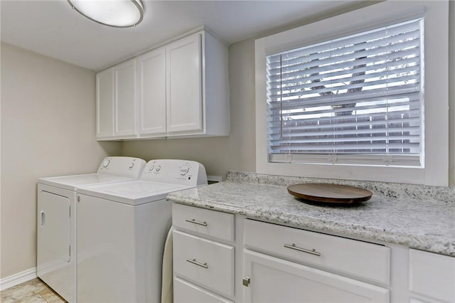 washroom featuring laundry area and independent washer and dryer