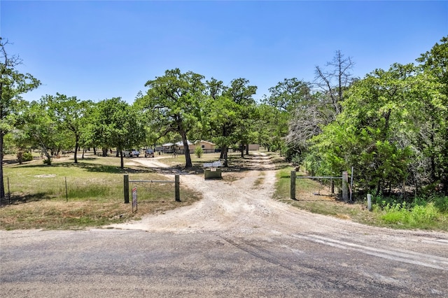 view of road