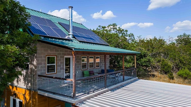 95 Loma Ln, Fredericksburg, TX 78624 - view of deck