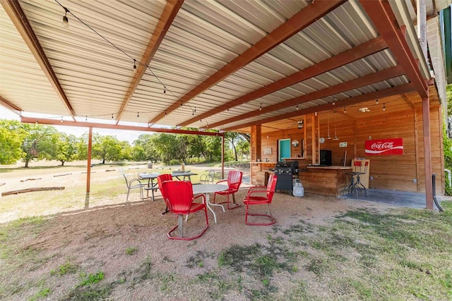 exterior space with grilling area