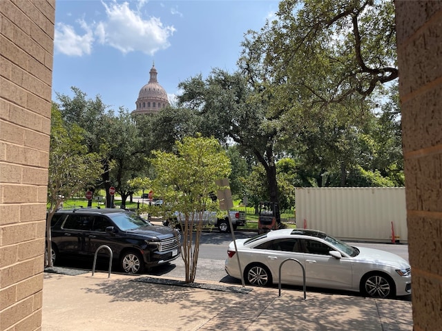 view of parking / parking lot