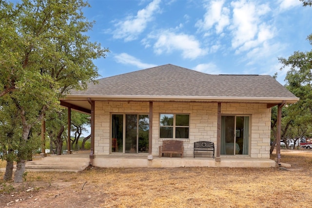 view of back of property