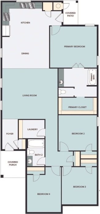 205 Tillage Rd, Elgin, TX 78621 - property floor plan