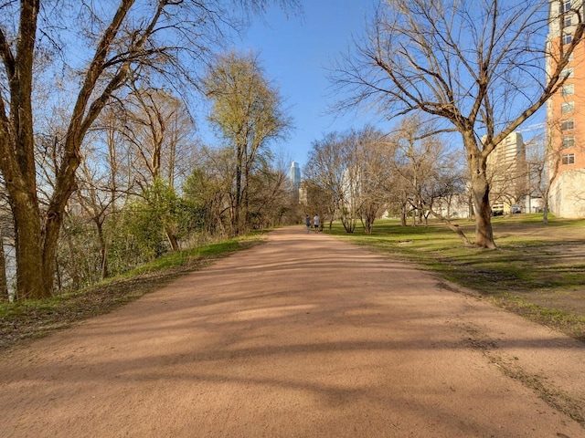 view of road