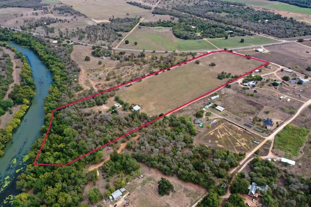 1332 Fm 969, Bastrop, TX 78602 - view of rural area with property boundaries highlighted