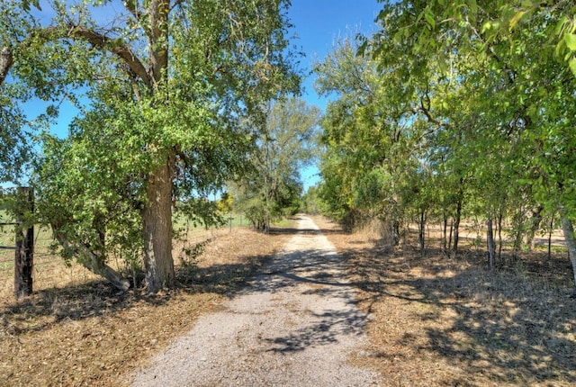 view of road