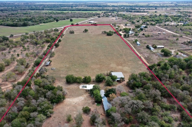 1332 Fm 969, Bastrop, TX 78602 - view of rural area featuring property boundaries highlighted