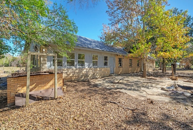 view of rear view of house