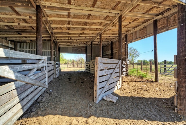 view of stable