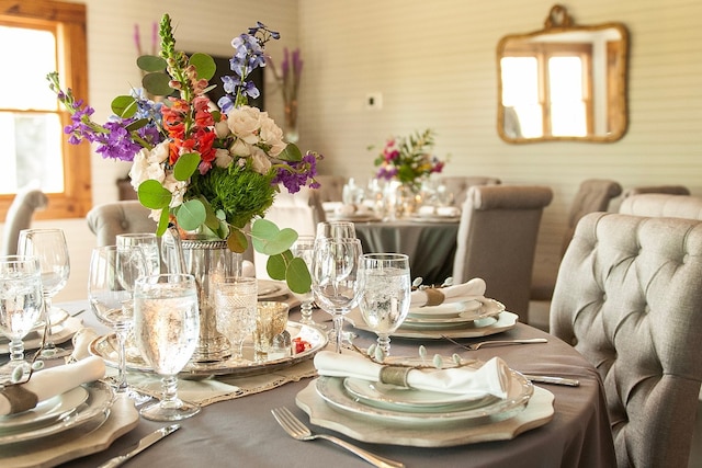 view of dining room