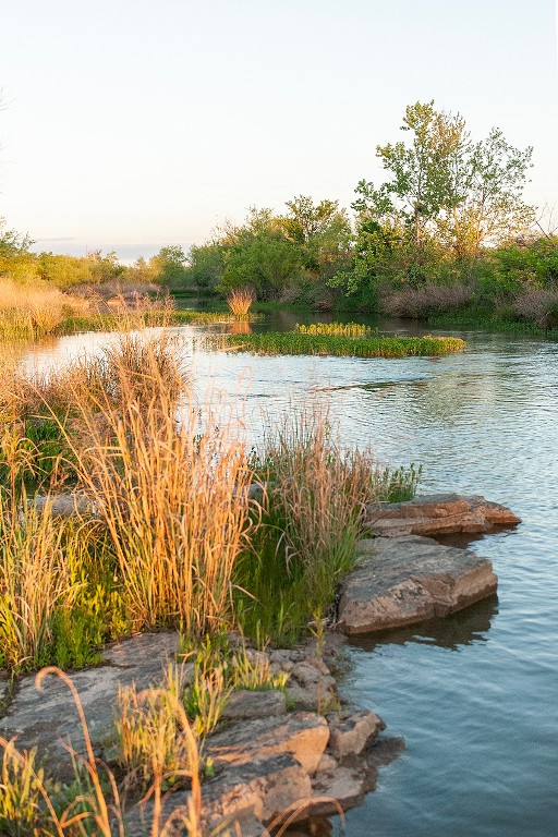 view of property view of water