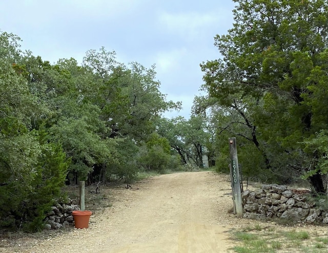 view of road