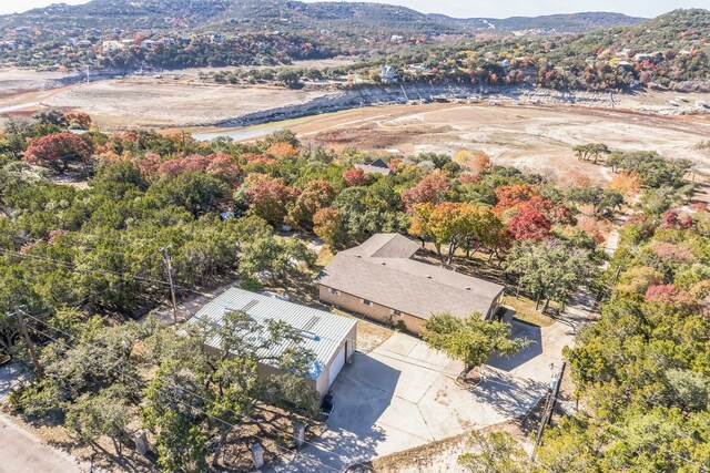 10336 W Darleen Dr, Leander, TX 78641 - birds eye view of property with a mountain view