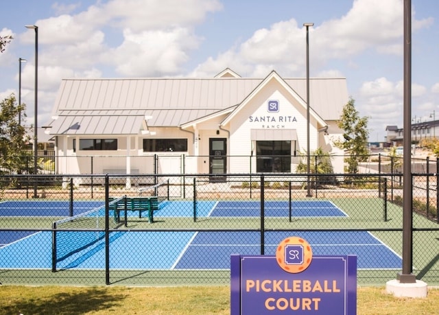 view of sport court