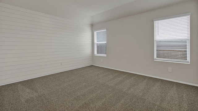 empty room with carpet floors