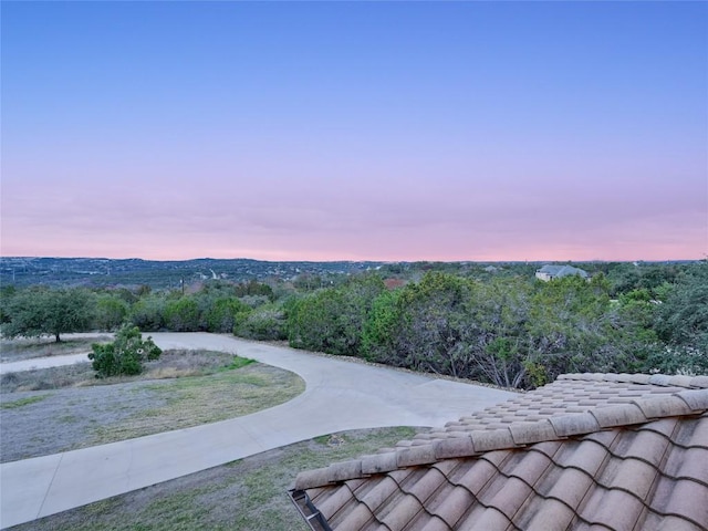 view of community featuring a lawn