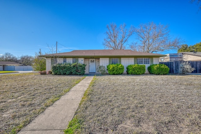 view of ranch-style house