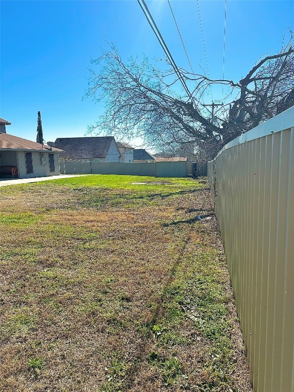 view of yard