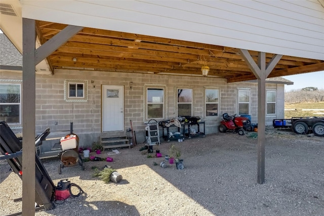 view of exercise room