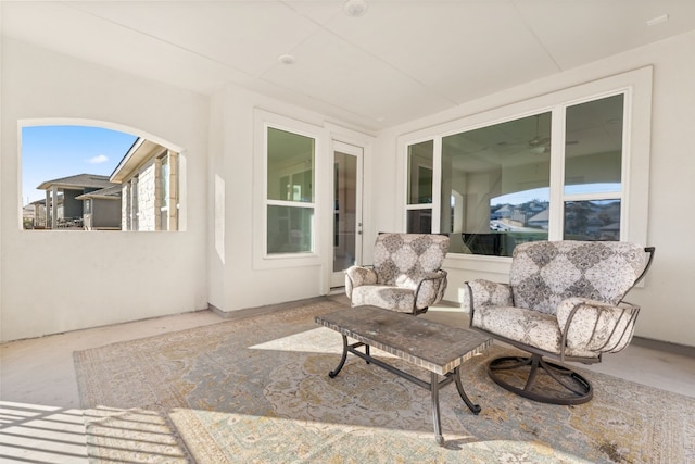 view of patio / terrace with fence