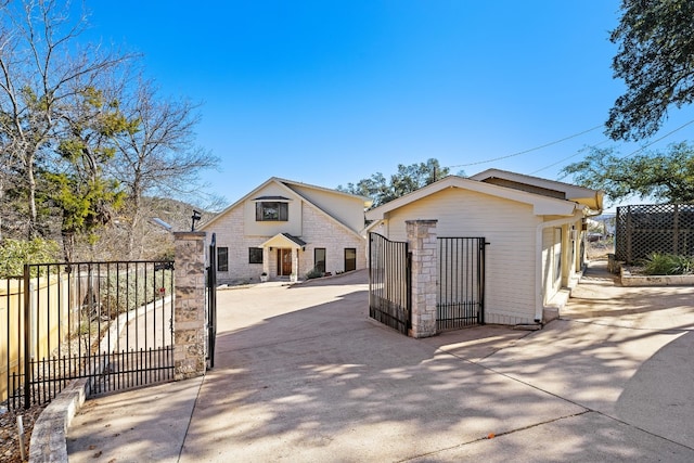 view of rear view of property