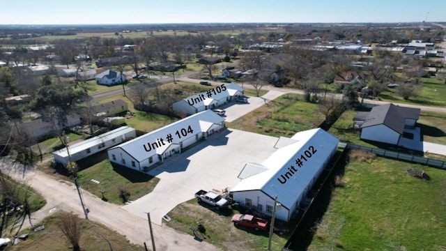 view of aerial view