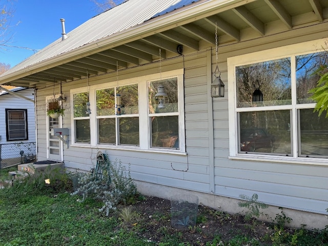 view of property exterior