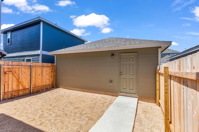 exterior space with a patio