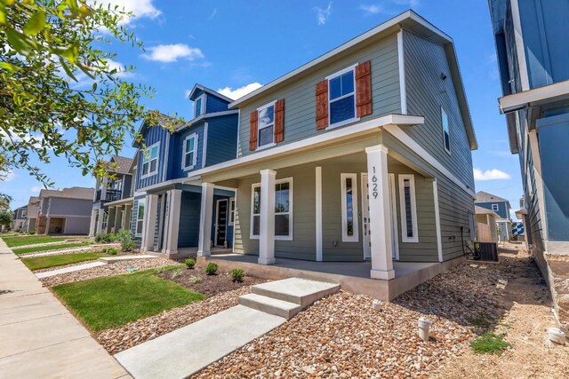 view of front of home featuring a porch