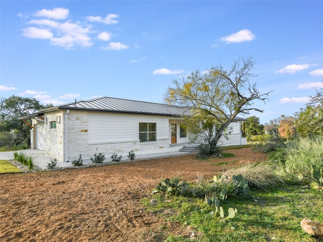 view of side of property