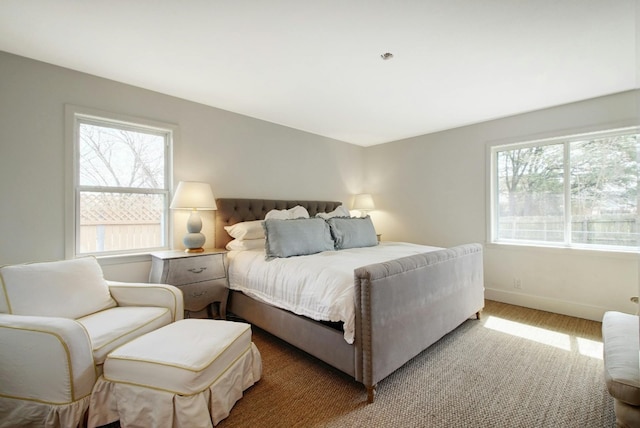 bedroom featuring carpet floors