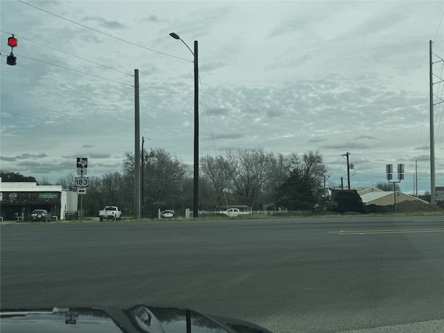 view of road