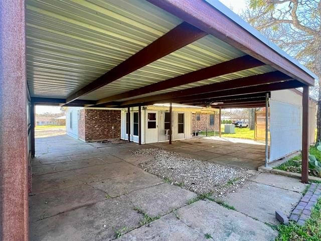 view of horse barn