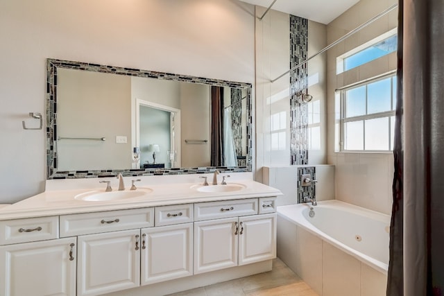 2918 Ranch Road 620 N Unit S-242, Austin, TX 78734 - full bath with a sink, a combined bath / shower with jetted tub, and double vanity