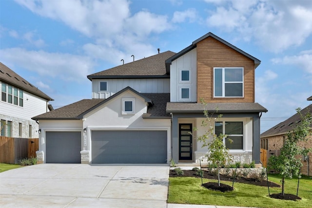 view of front of home with a front yard