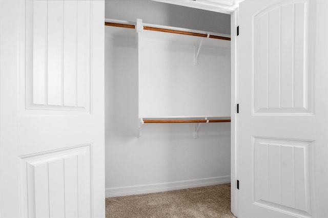 view of closet