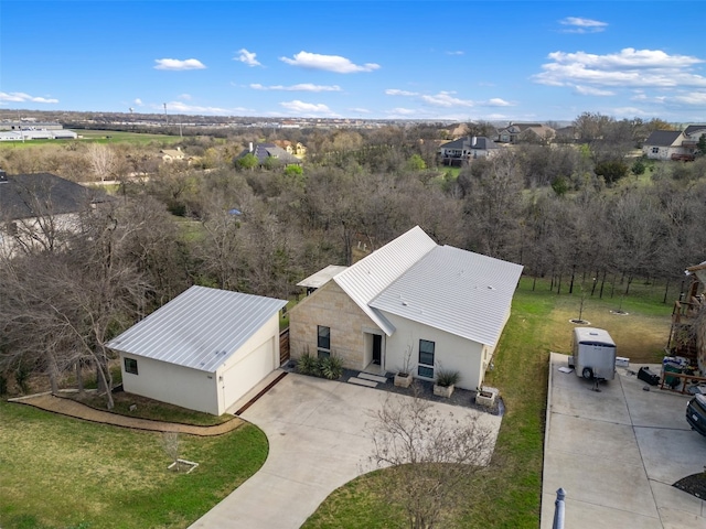 view of drone / aerial view