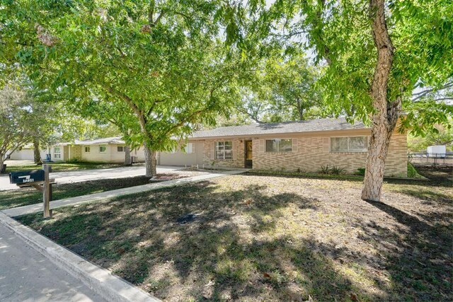 view of ranch-style house