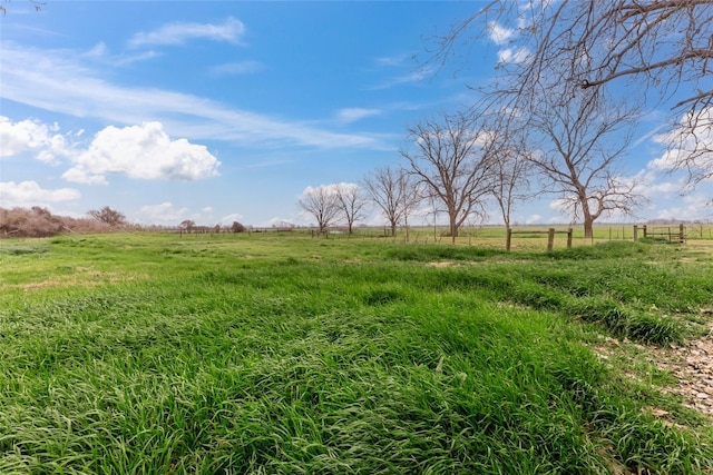 view of nature featuring a rural view