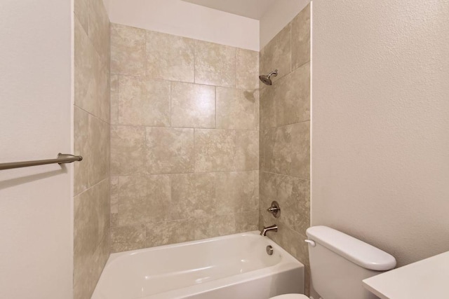 316 Chaste Tree Dr, San Marcos, TX 78666 - bathroom with toilet and tub / shower combination