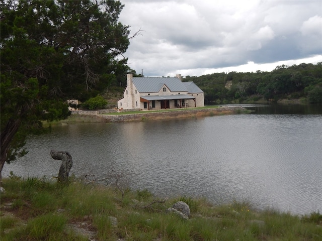 view of water feature