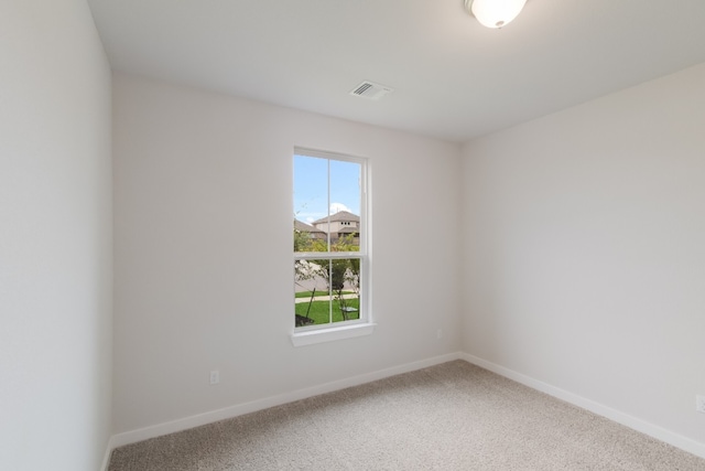 empty room with light carpet