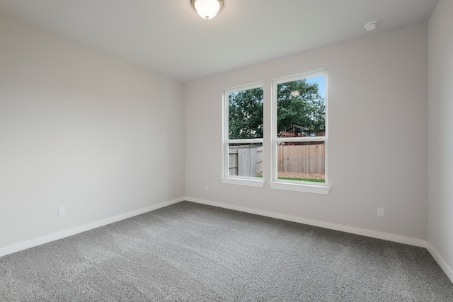 carpeted spare room with a healthy amount of sunlight