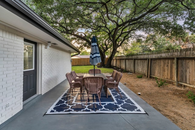 view of patio